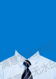 白色衬衫寸照证件照换衣服换装