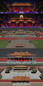 寿皇殿寿皇门模型（含PS文件）