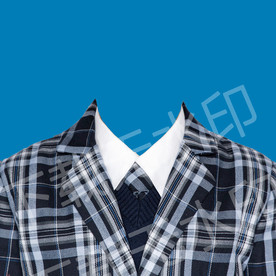 小男孩寸照正装模板