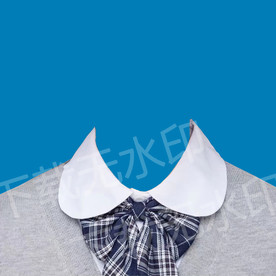 女孩领花证件照衣服