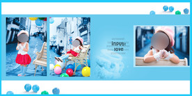 儿童相册模板图片