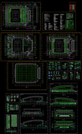二层体育建筑图纸