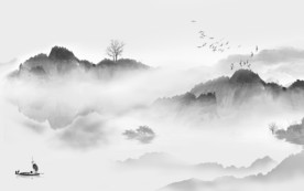 灰色背景墙