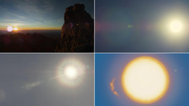 日出太阳阳光照射