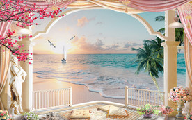 海景房电视背景墙