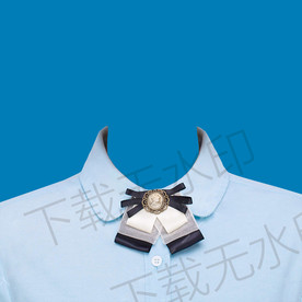 蓝色衬衫模板