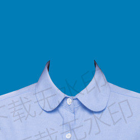 蓝色衬衫寸照