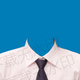 白色衣服模板