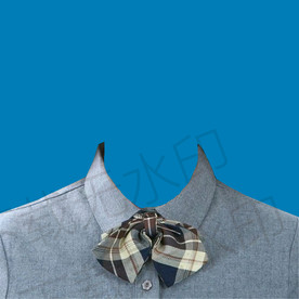 灰色衬衫证件照