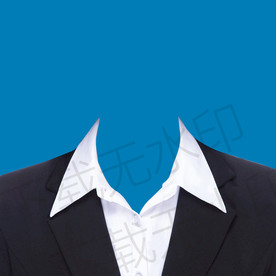 女性西装证件照