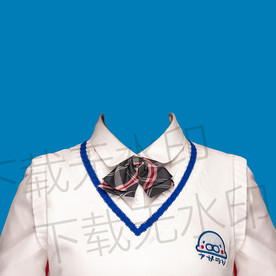 白色证件照换衣服