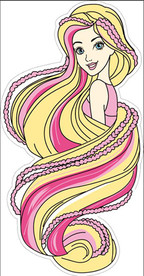 卡通 芭比公主 手绘