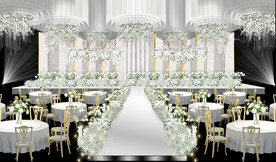 白色简约韩式婚礼