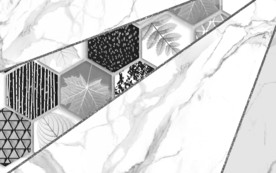 几何 新欧式无框画 TIF分层