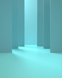 电商C4D清新海报背景模板