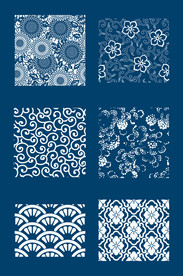 中国风花纹传统纹样