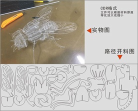 工艺品苍蝇