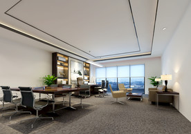 总经理办公室效果图