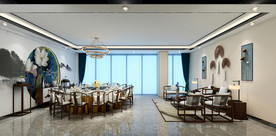 中式餐厅效果图