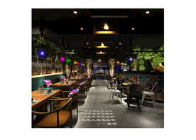 音乐餐厅效果图