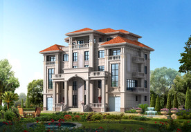 五层别墅效果图