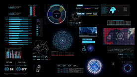 22个带透明通道科技元素视频