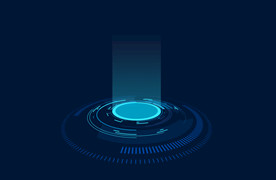 科技素材--圆形底座