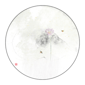 现代抽象意境水墨画