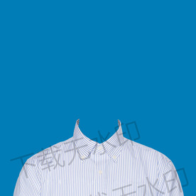 半身证件照白衬衫