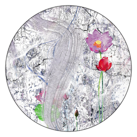 新中式荷花装饰画