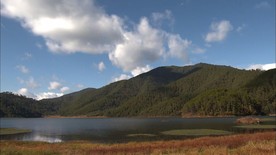 野外青山绿水延时