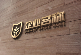 立体logo金效果图