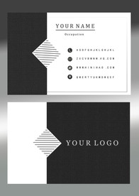 简约几何名片