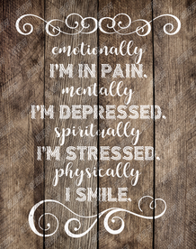 木板木纹英文挂板