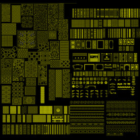 雕花隔断花格图库