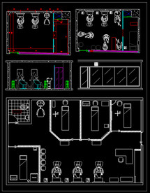 理发店CAD图纸之二