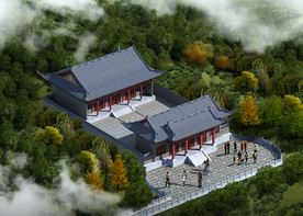 付氏祠堂效果图