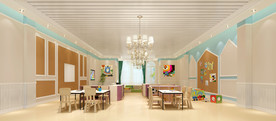 幼儿园课室效果图