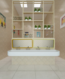 幼儿园卫生间效果图