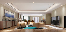 现代客厅效果图