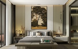 简约大树装饰挂画
