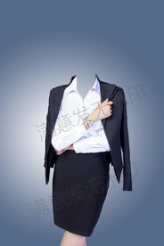 职业全身证件照