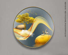 石来运转风景装饰画