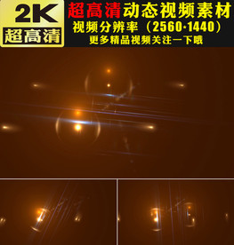 金色光晕光效粒子动态视频素材