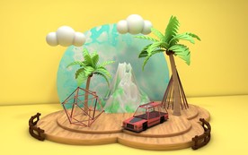 C4D 场景 C4D设计 颁奖