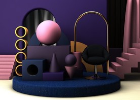 C4D 场景 C4D设计 颁奖