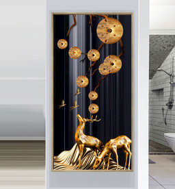 3D浮雕玄关装饰画