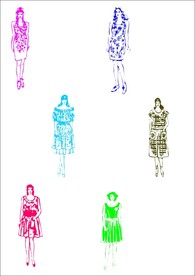 礼花时尚服装设计