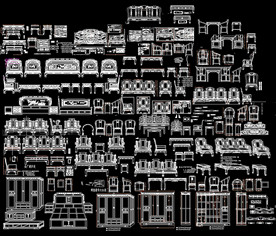 中式家具CAD图库