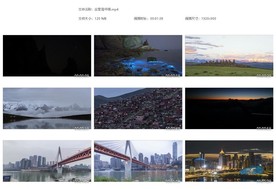 中国风光西藏上海重庆 稻城亚丁